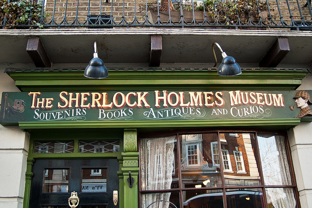 Photo Credit: "221b Sherlock Holmes Museum" by Douglas Neiner © 2012 (CC BY 2.0)
