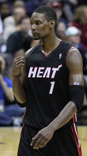 Chris Bosh of the Miami Heat. Photo Credit: Keith Allison © 2011 (CC BY-S.A. 2.0)